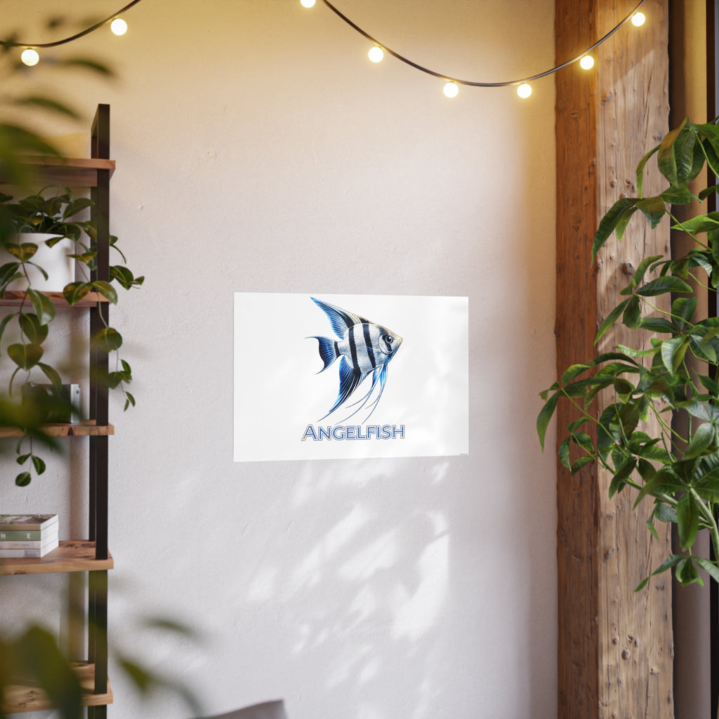 Angelfish – Premium Satin Photo Art Poster