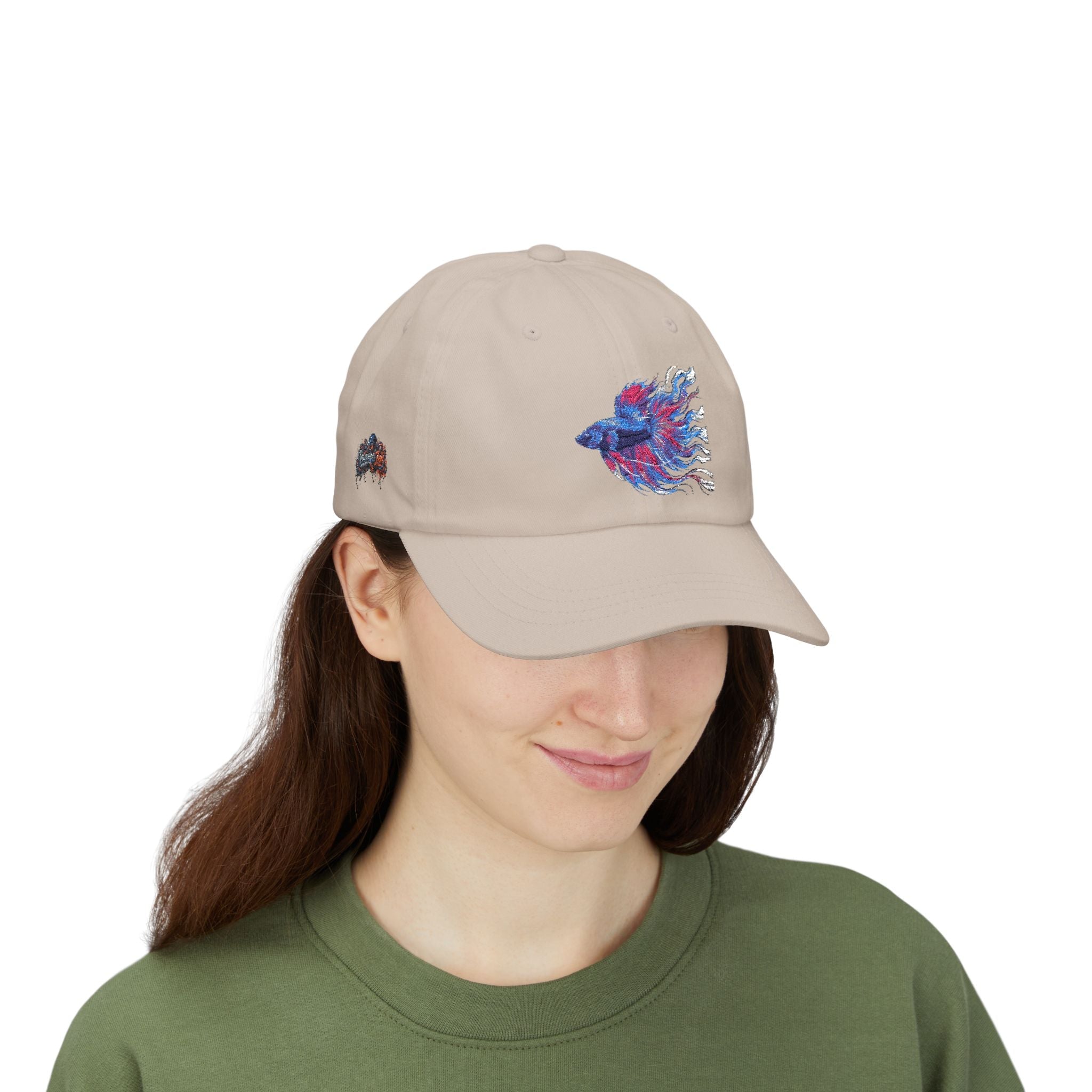 Electric Paint Betta Baseball Cap