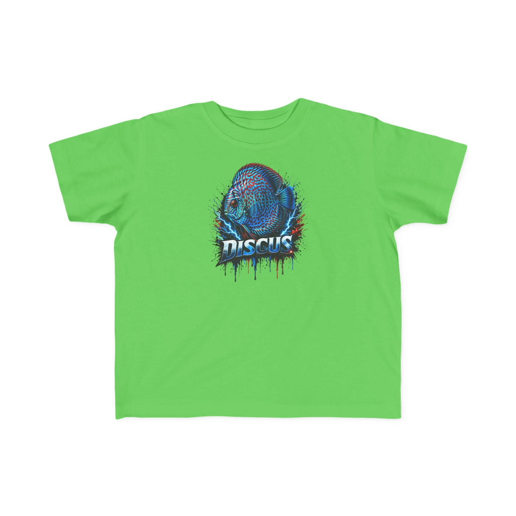 Discus Fish Toddler Tee — Colorful Aquarium Graphic Shirt