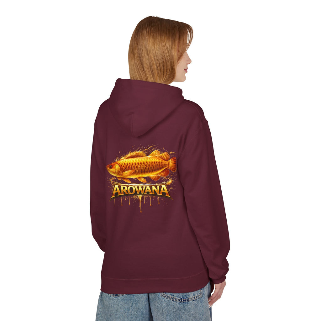 Arowana Fish Graphic Hoodie – Golden Arowana Design