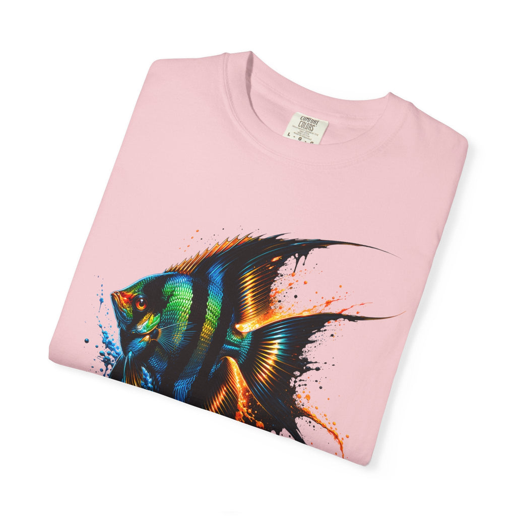 Vibrant Drip Angelfish Graphic Tee