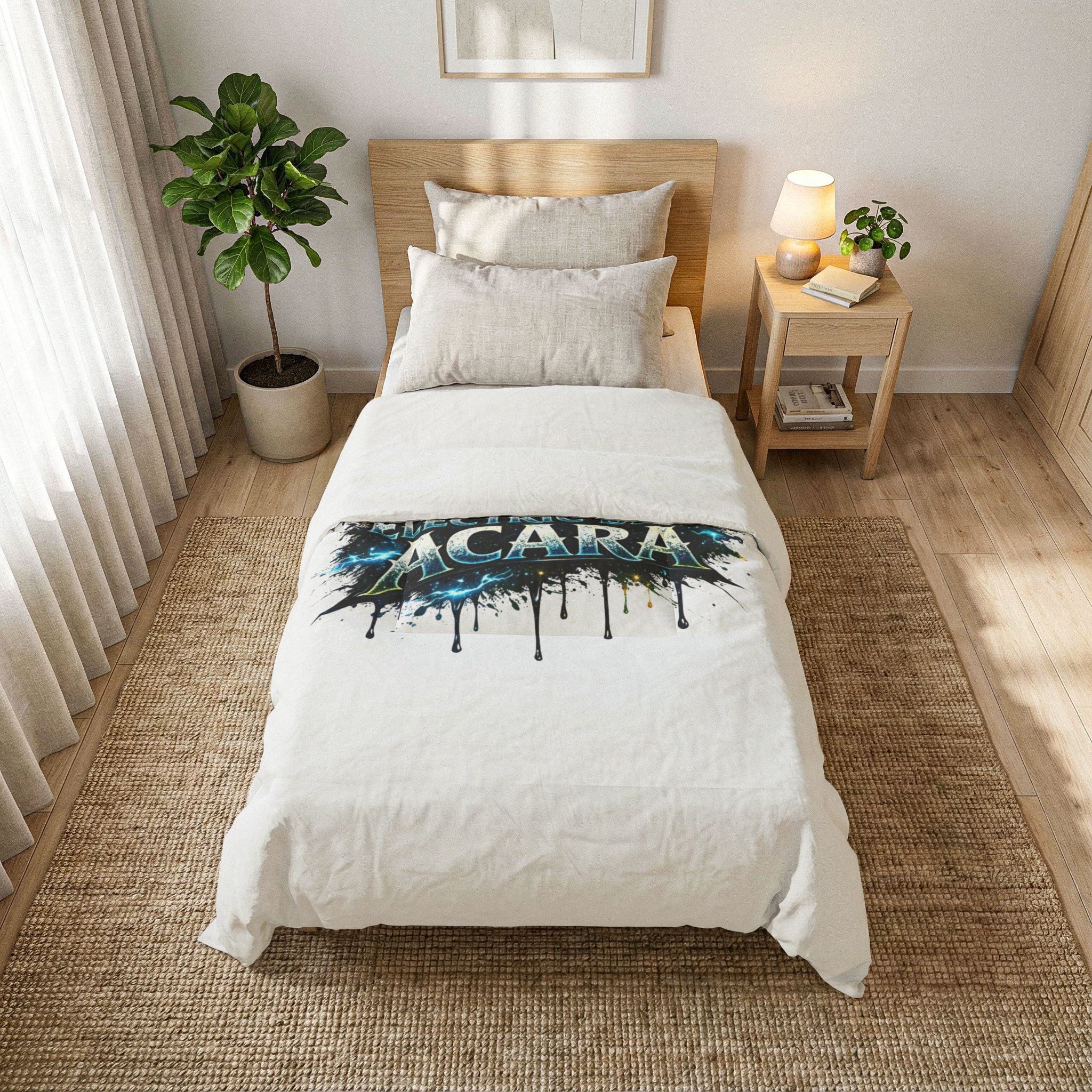 Electric Blue Acara – Premium Lightweight Cotton Comforter