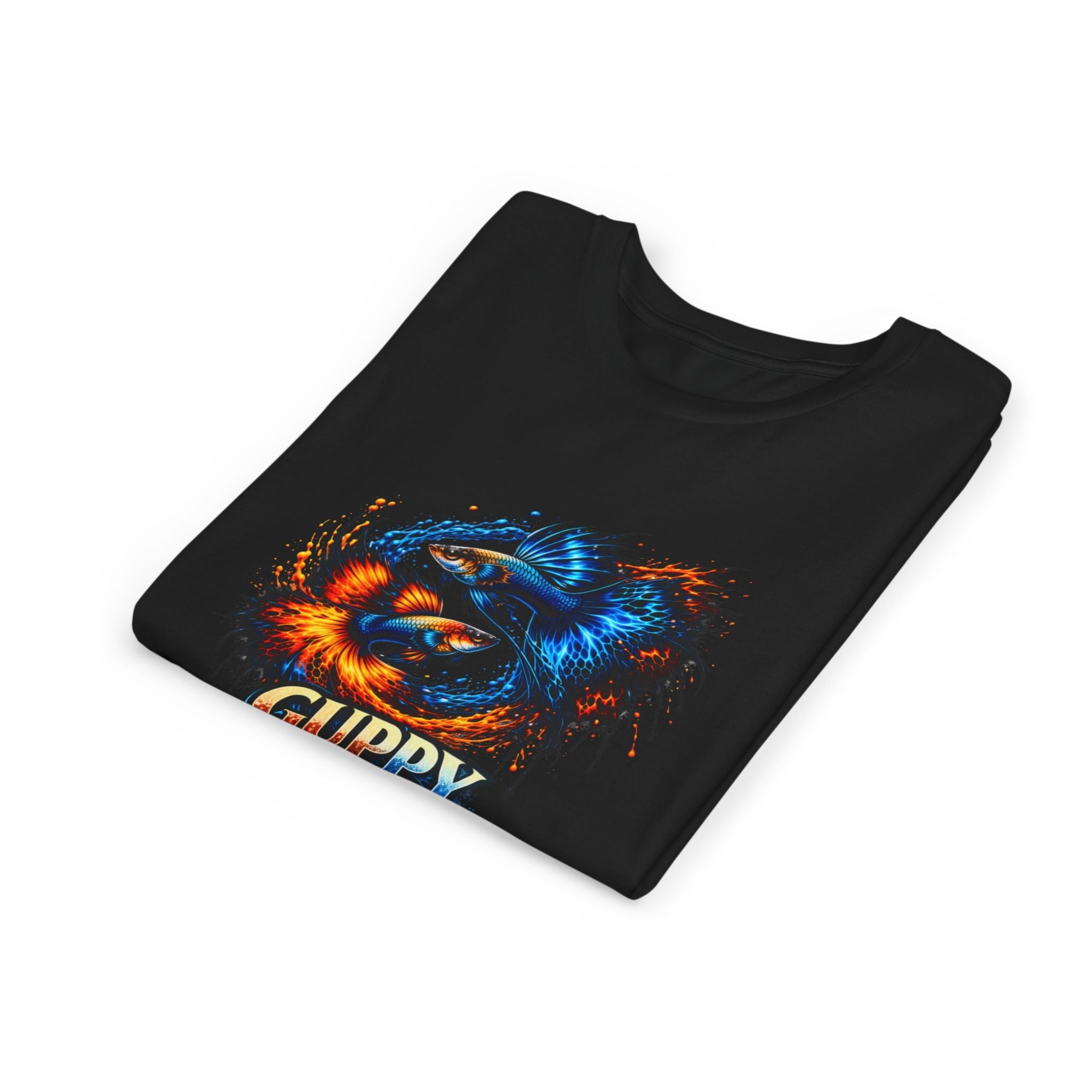 Fire & Ice Guppy – Youth "Neon Flare" Premium Tee