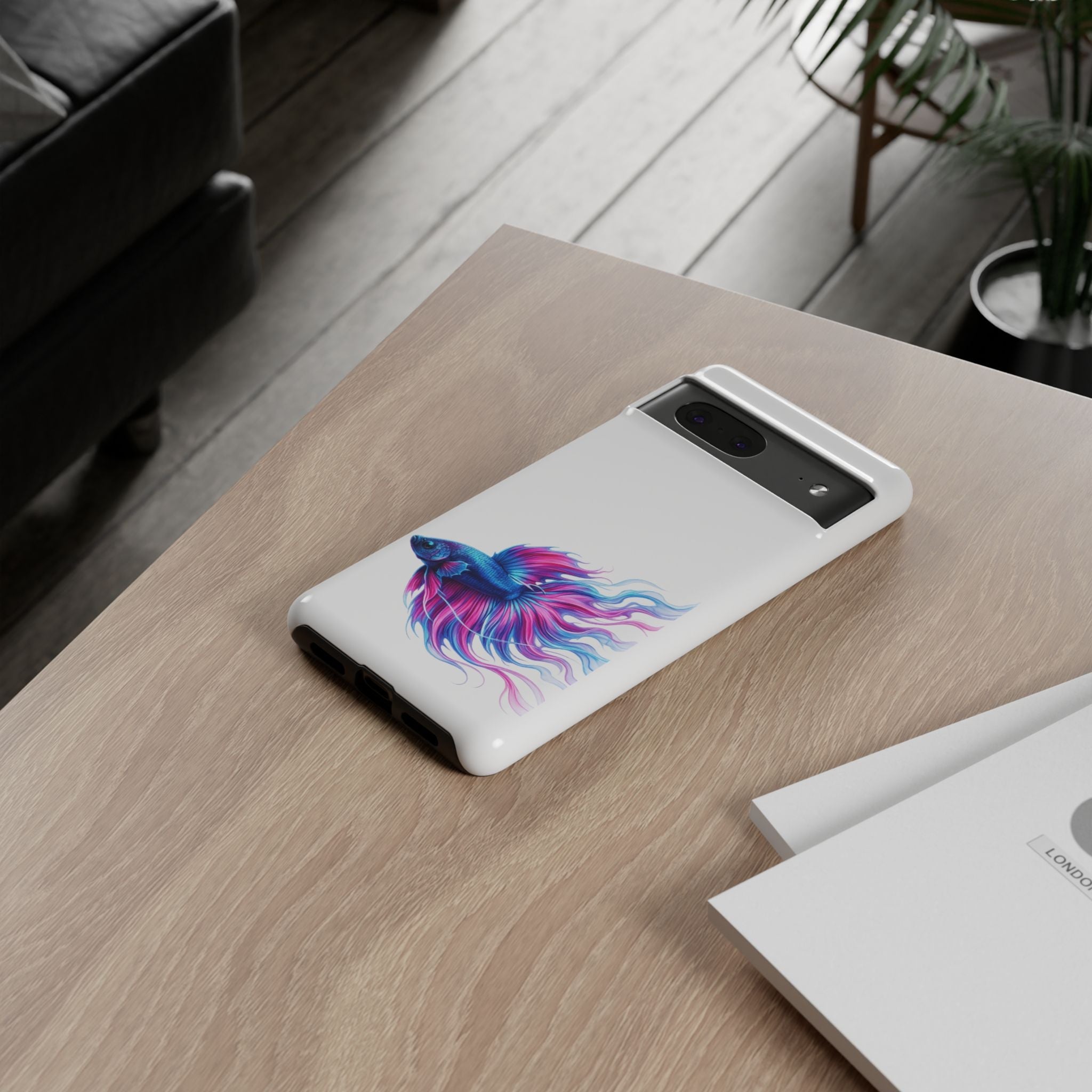 Electric Paint Betta Tough Phone Case