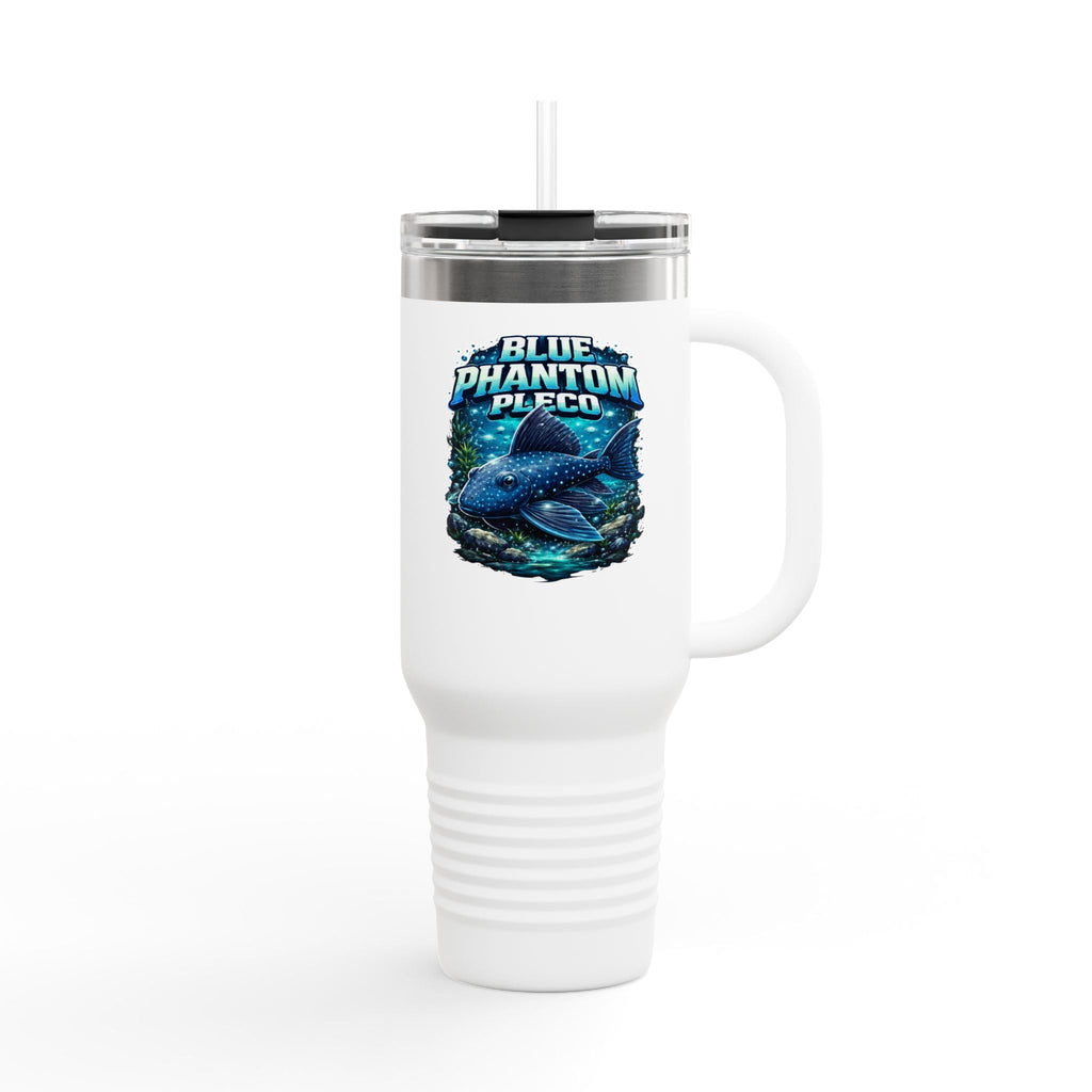 Blue Phantom Pleco L-128 – 40oz Premium Insulated Travel Mug, 40oz