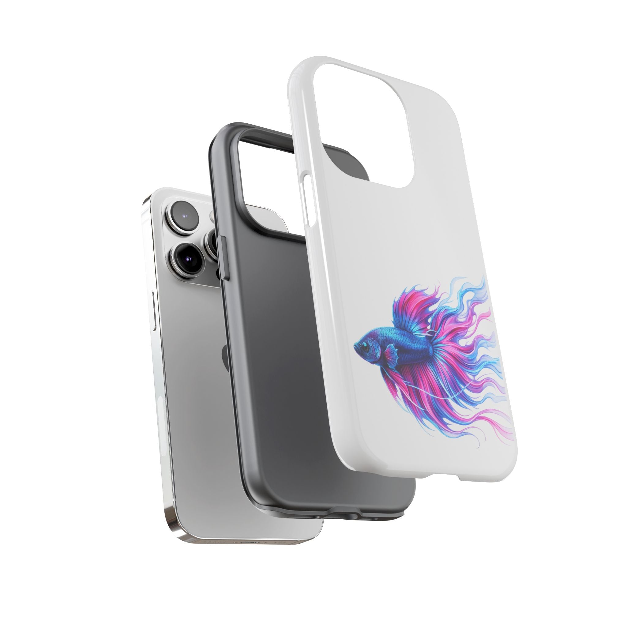 Electric Paint Betta Tough Phone Case