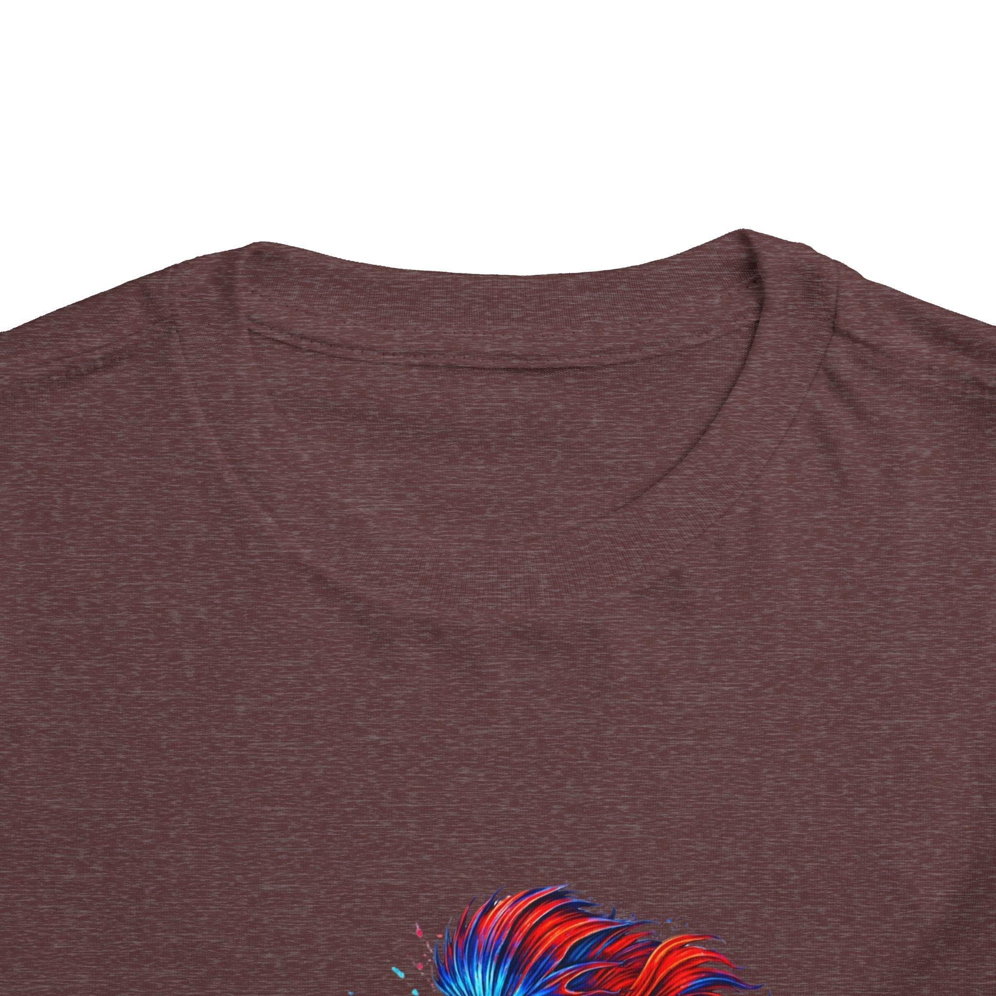 Toddler Tee - 'Fierce Betta' Colorful Betta Fish Graphic Shirt for Kids