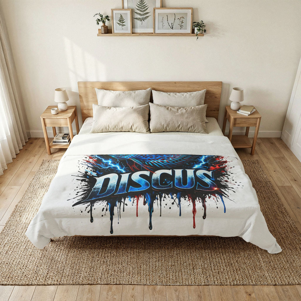 Discus Fish Cotton Comforter – Vibrant Aquarium Bedding for Fish Enthusiasts