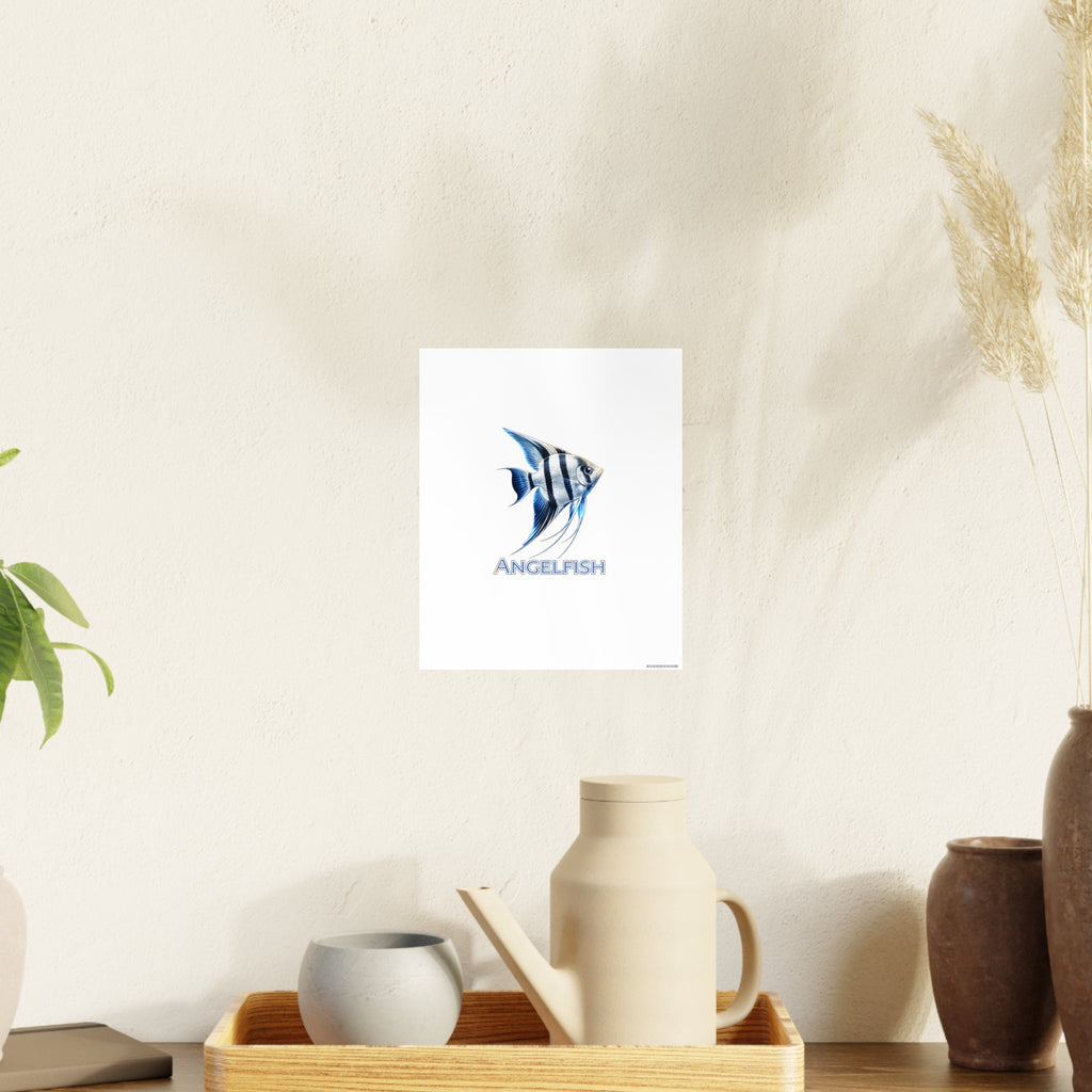 Angelfish – Premium Satin Photo Art Poster