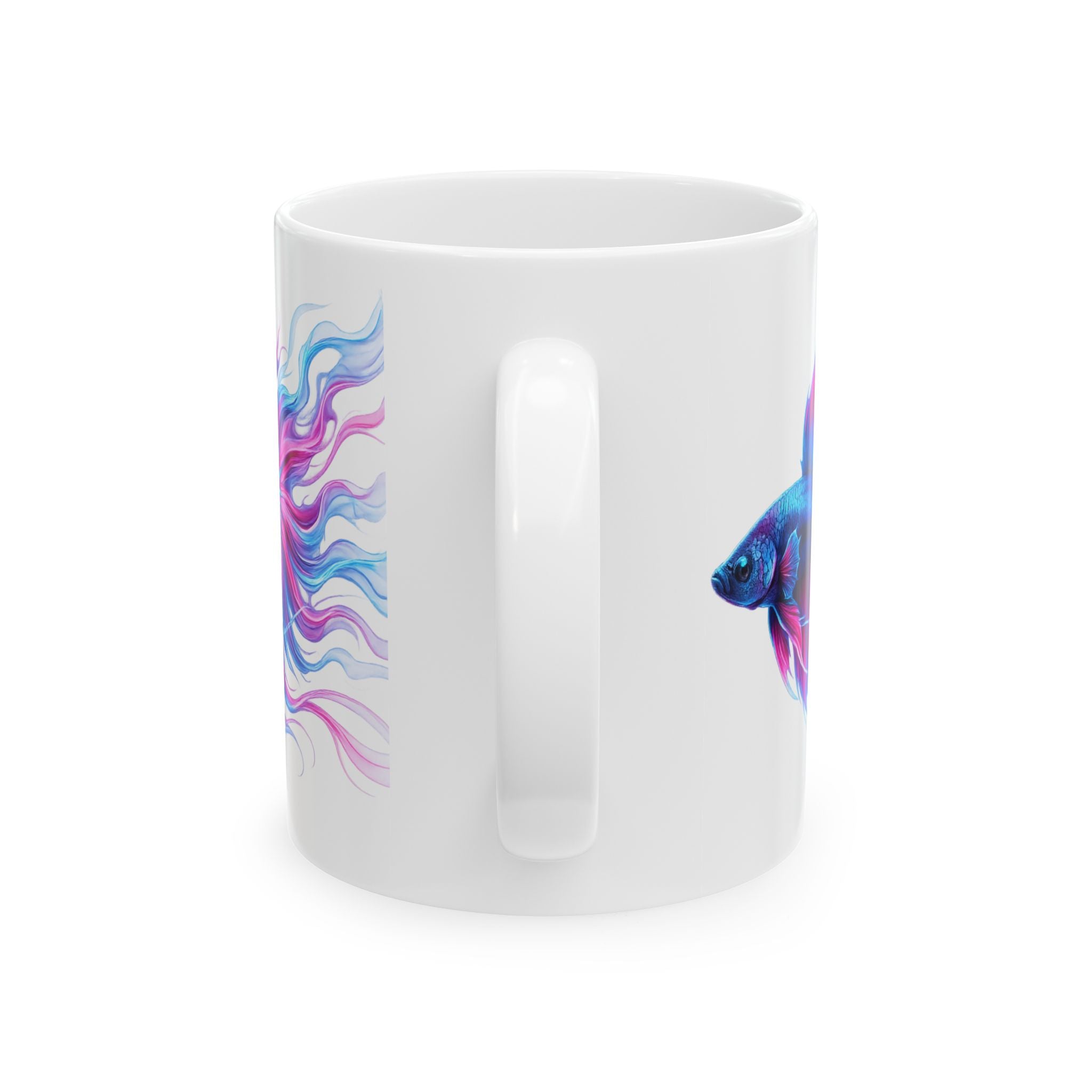 Electric Paint Betta Ceramic Mug