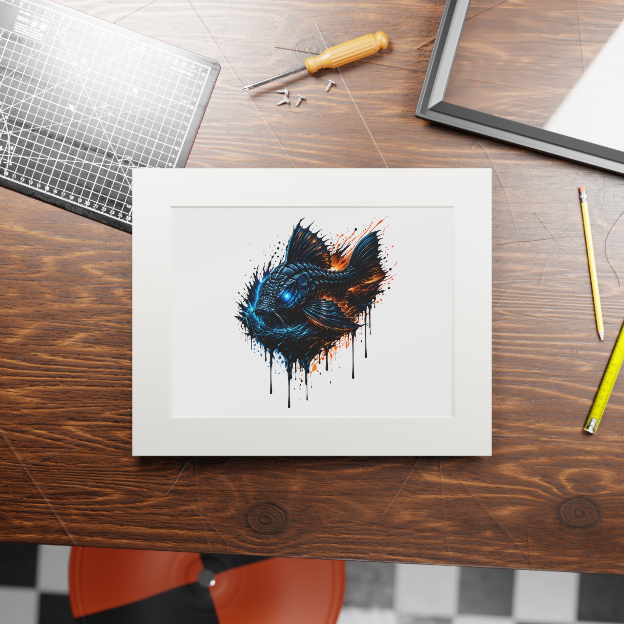 Armored Pleco L-185 – Premium Matted Fine Art Print
