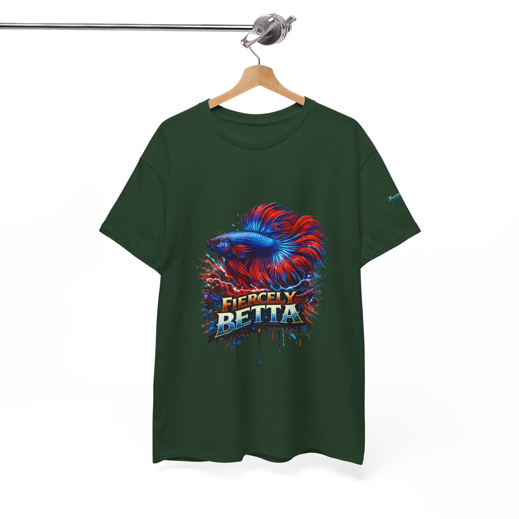 Betta Fish T-Shirt — Fiercely Betta Colorful Aquarium Fish Tee