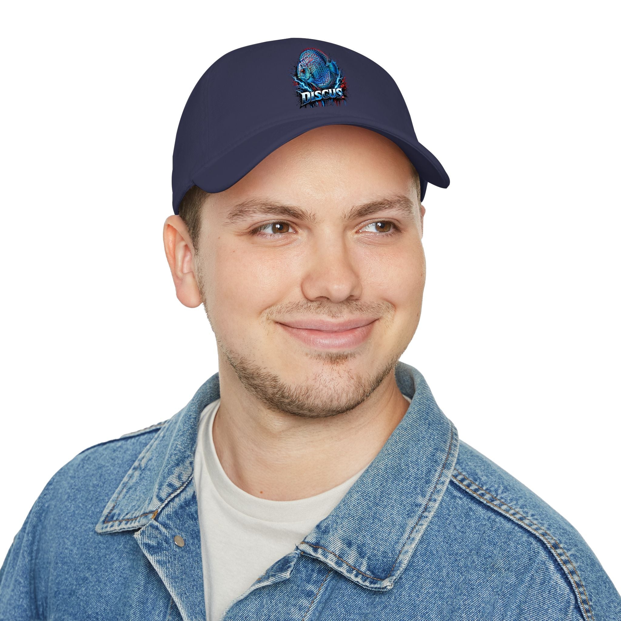 Discus Fish Low Profile Baseball Cap – Aquatic Hat