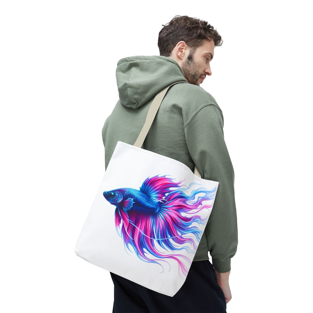 Electric Paint Betta Tote Bag