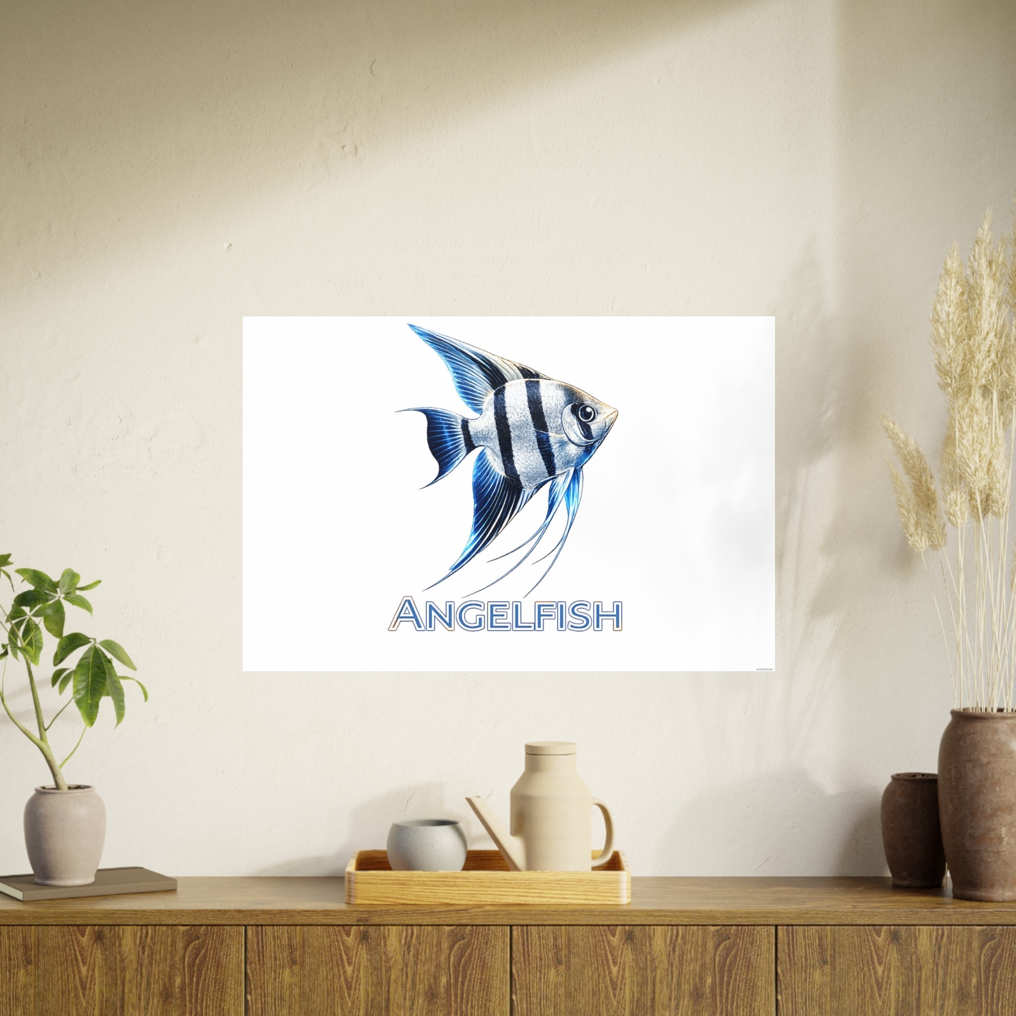 Angelfish – Premium Satin Photo Art Poster