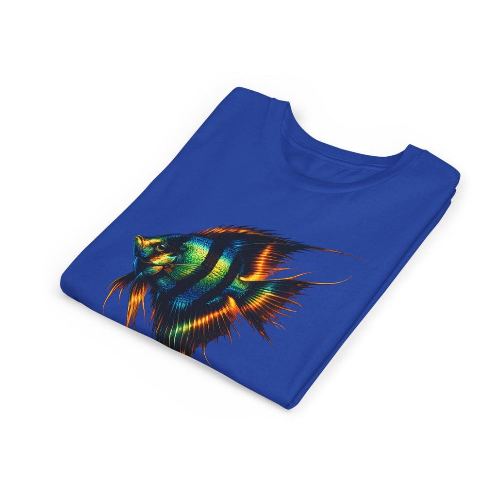 Angelfish Youth Tee – Colorful Aquarium Fish Graphic Shirt for Kids