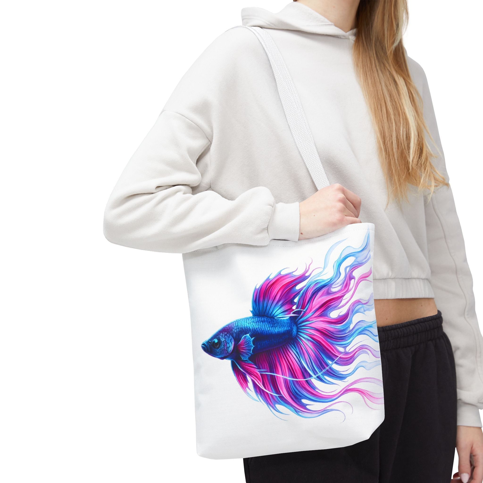 Electric Paint Betta Tote Bag