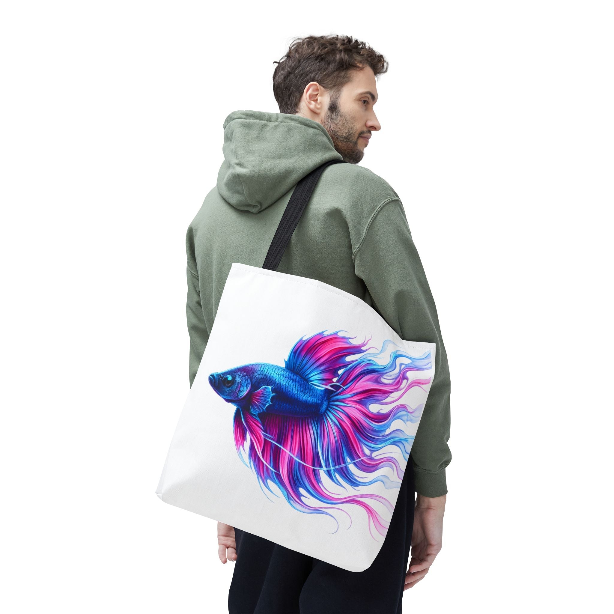Electric Paint Betta Tote Bag