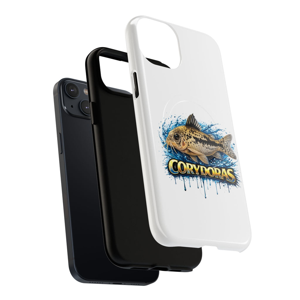 Corydoras Tough Magnetic Phone Case — Protective Fish Aquarium Design