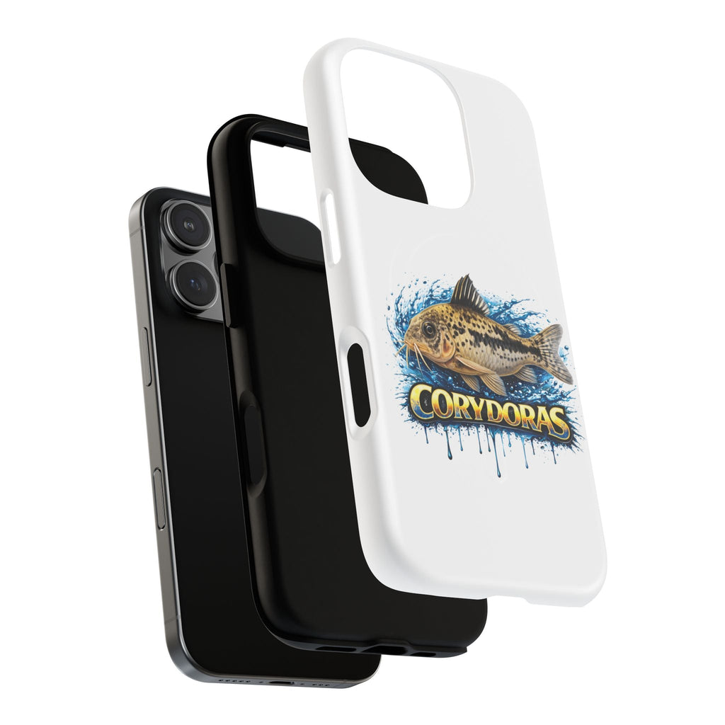 Corydoras Tough Magnetic Phone Case — Protective Fish Aquarium Design