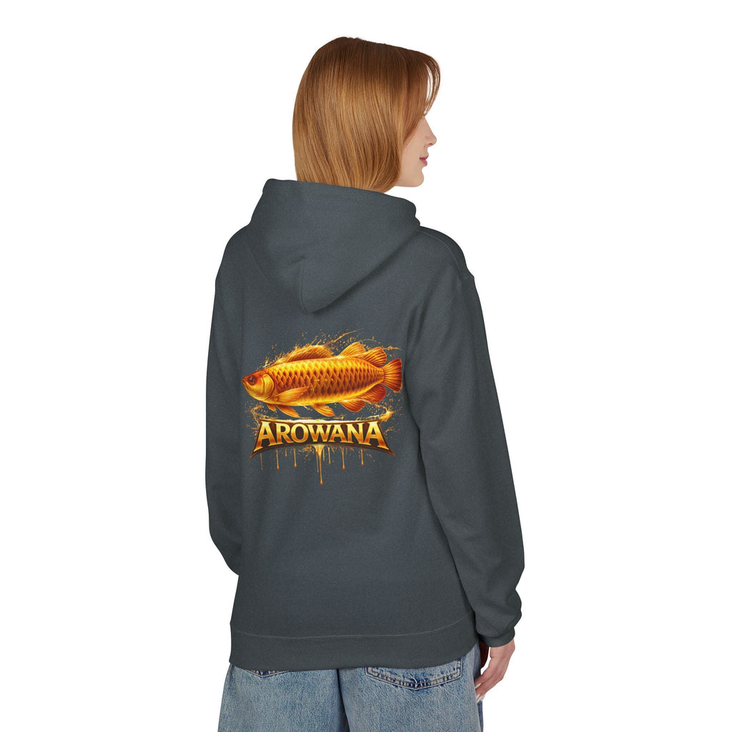 Arowana Fish Graphic Hoodie – Golden Arowana Design