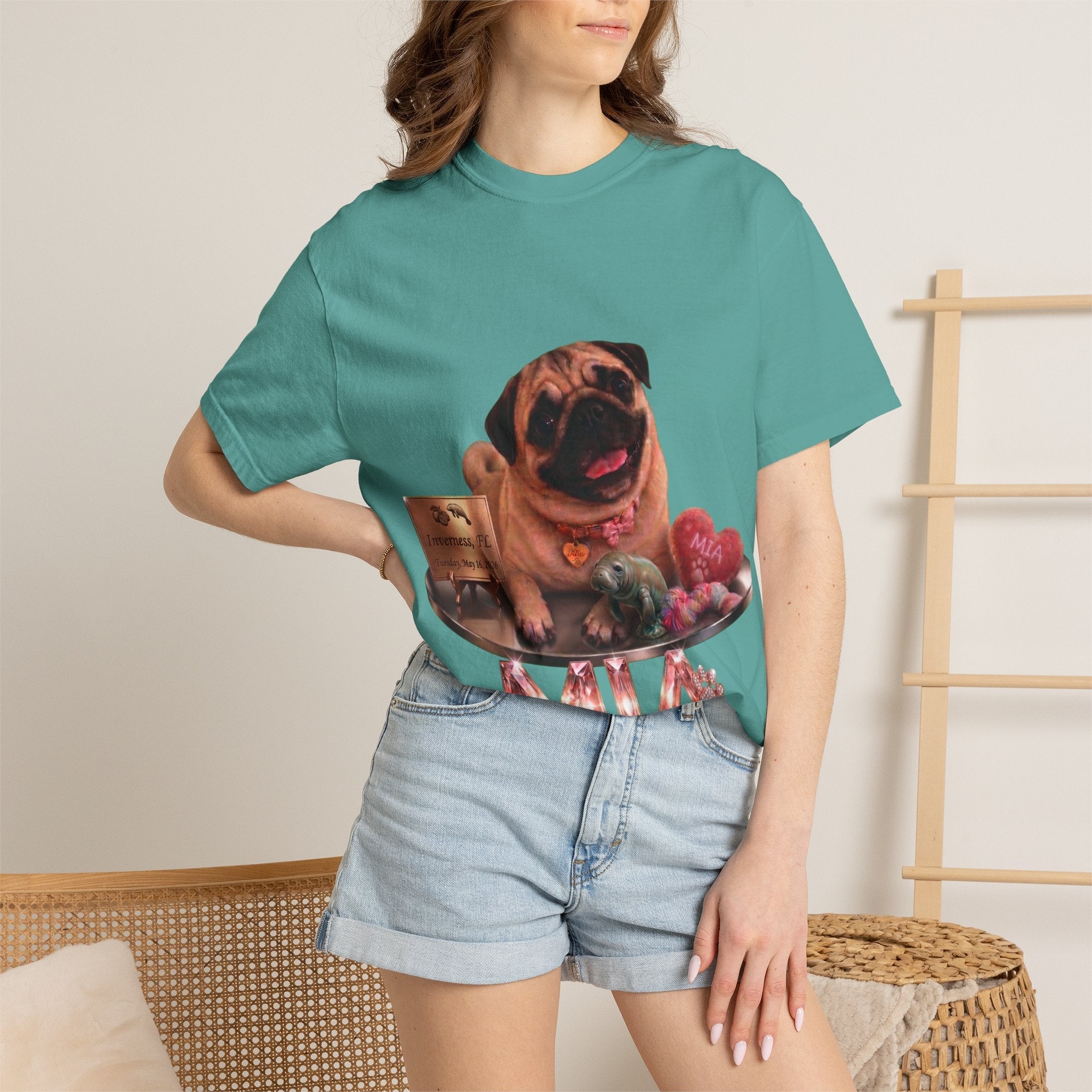 Mia Vintage Portrait Tee | Pug Life