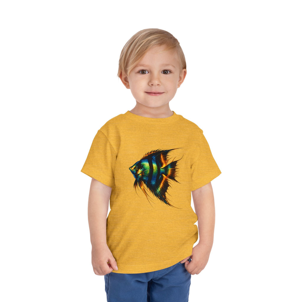 Toddler Tee - Colorful Aquarium Angelfish Graphic Shirt