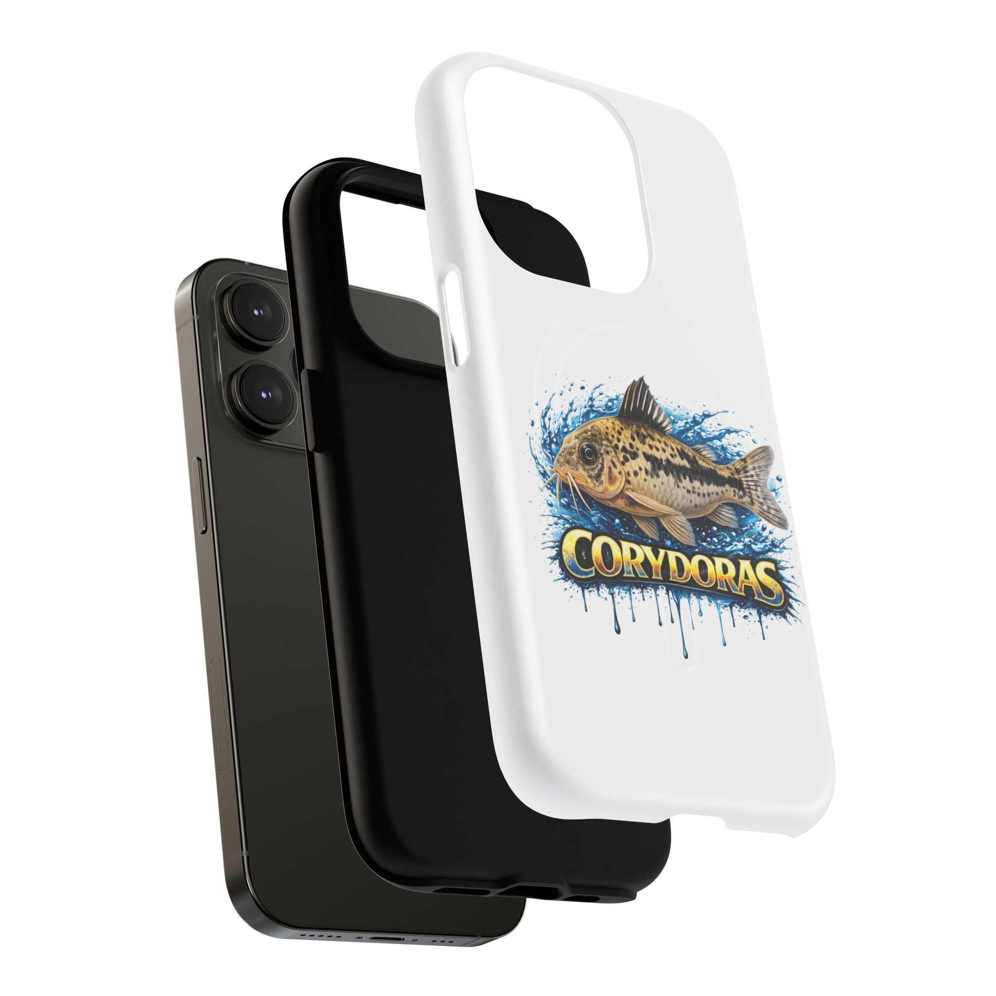 Corydoras Tough Magnetic Phone Case — Protective Fish Aquarium Design