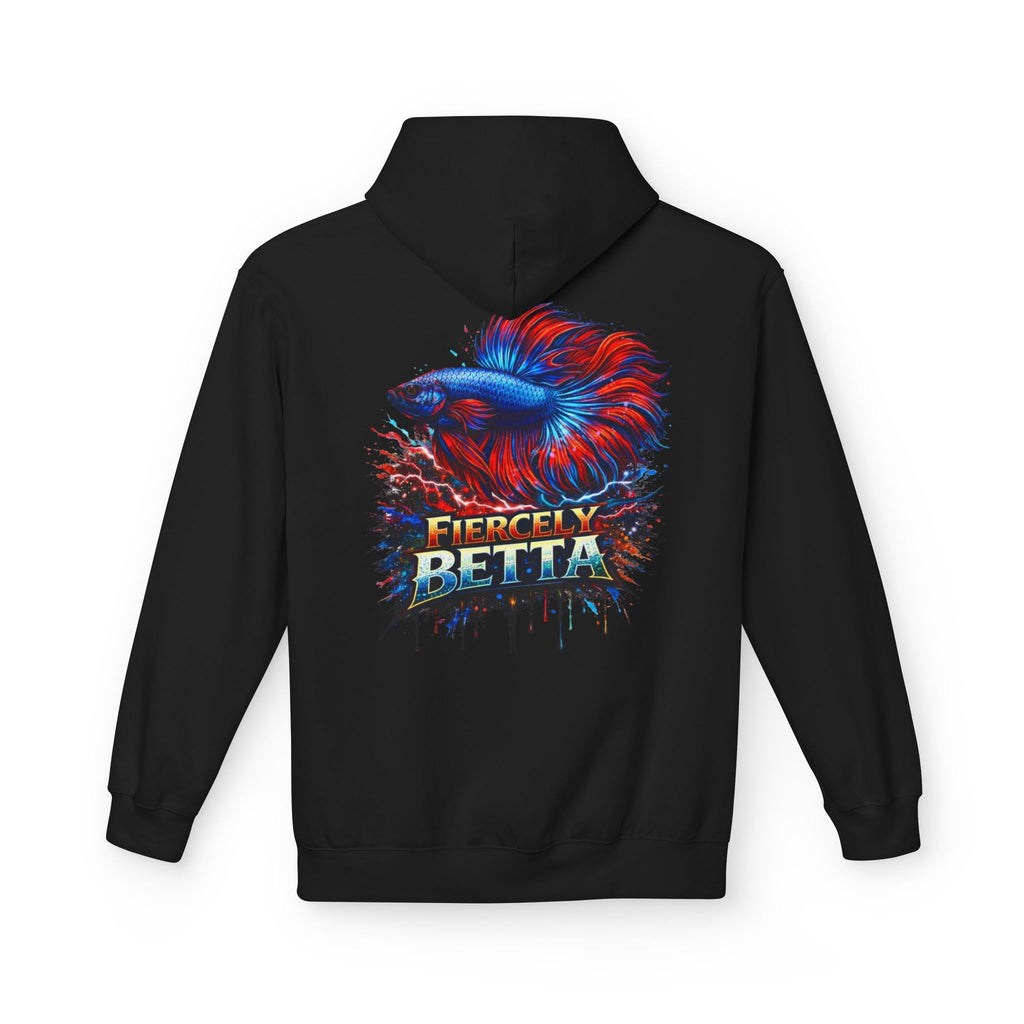 Fiercely Betta Hoodie – Colorful Betta Fish Graphic Pullover