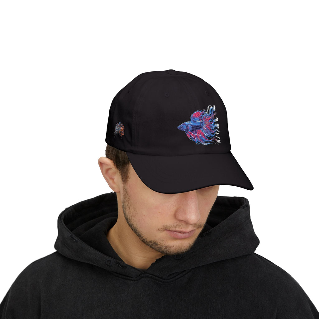 Electric Paint Betta Baseball Cap