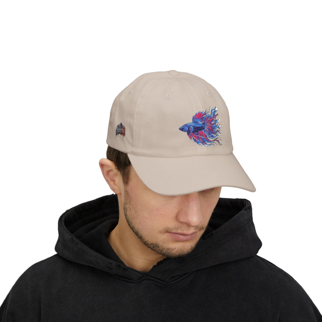Electric Paint Betta Baseball Cap