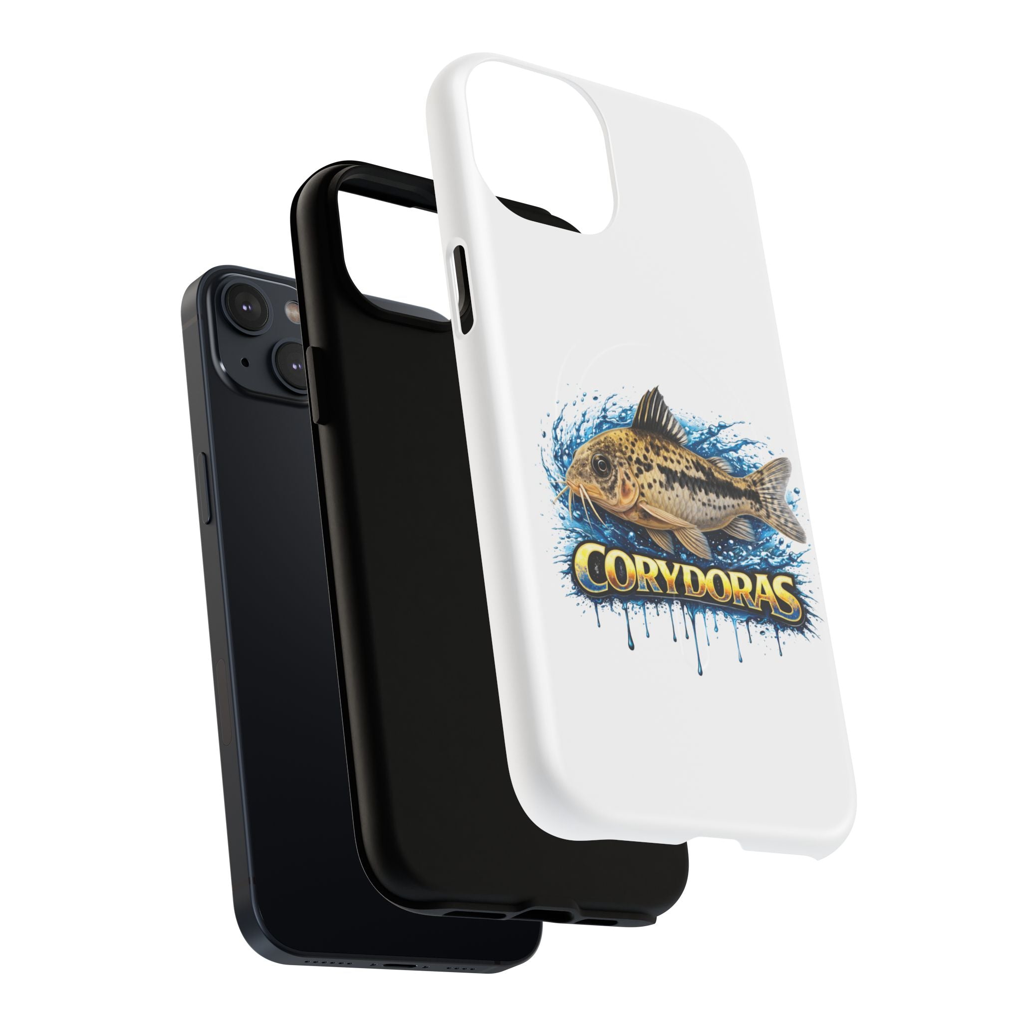 Corydoras Tough Magnetic Phone Case — Protective Fish Aquarium Design