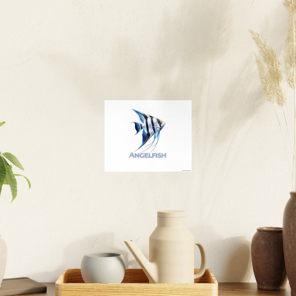 Angelfish – Premium Satin Photo Art Poster