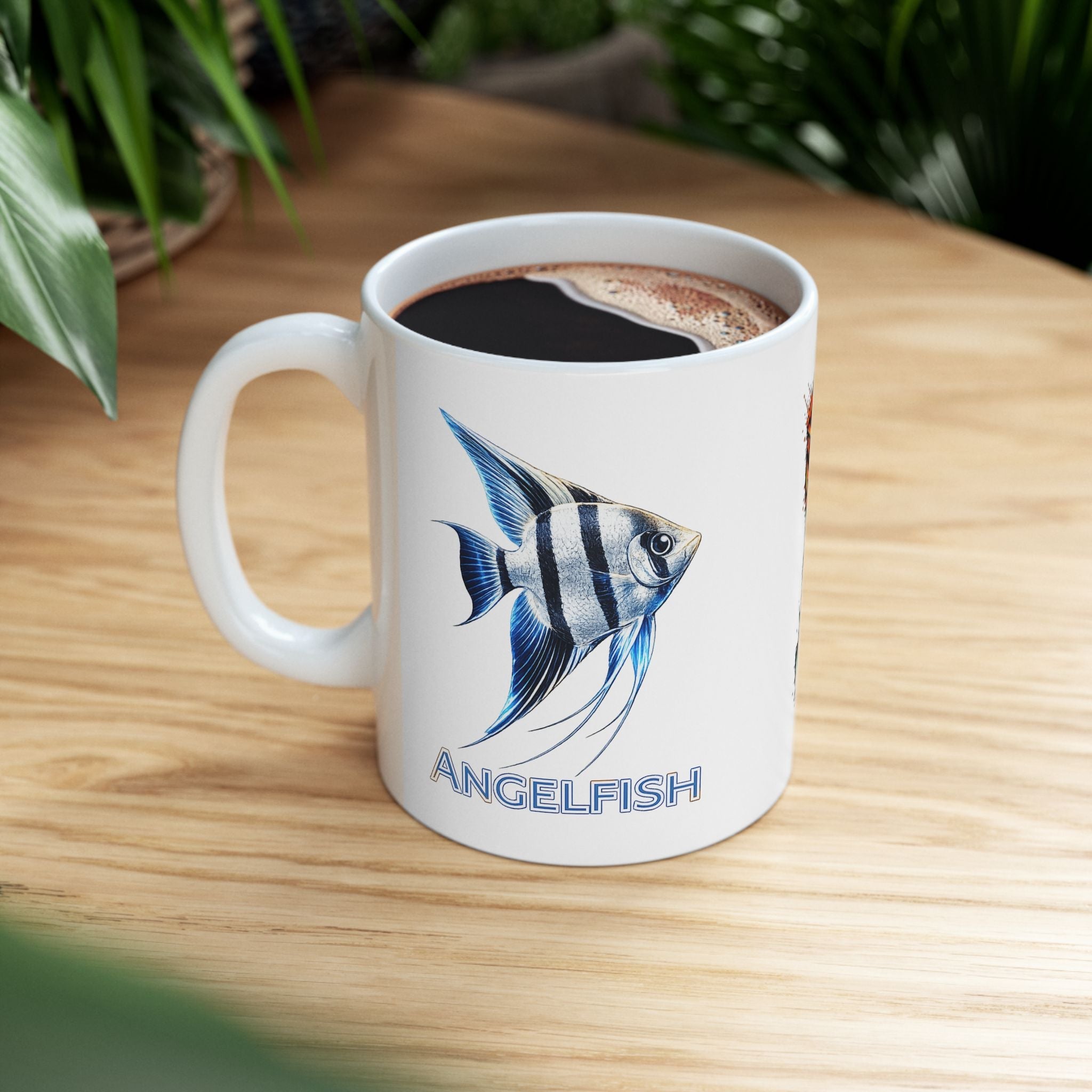 Early Tides. The Angelfish Collector's Coffee Cup. Ceramic Coffee Cup (11oz, 15oz)