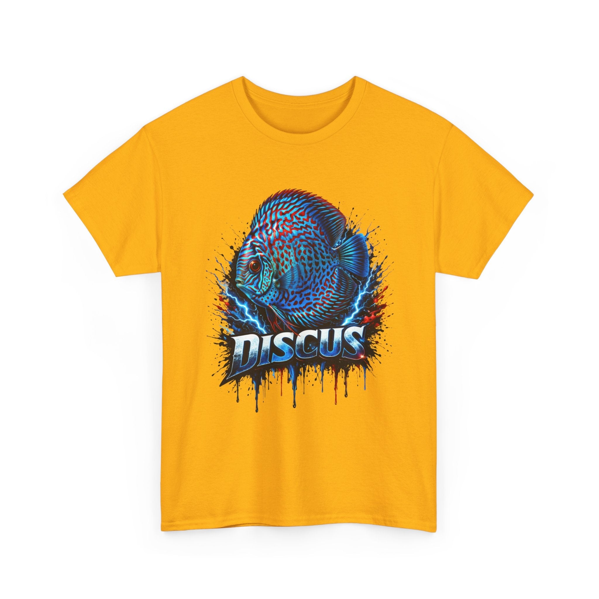 Discus Fish Graphic Tee - Vibrant Aquarium Fish Shirt
