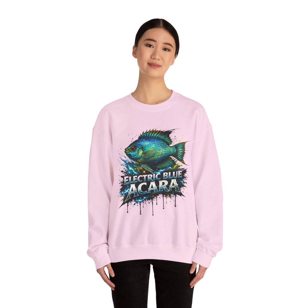 Electric Blue Acara – Heavy Blend™ Crewneck Sweatshirt
