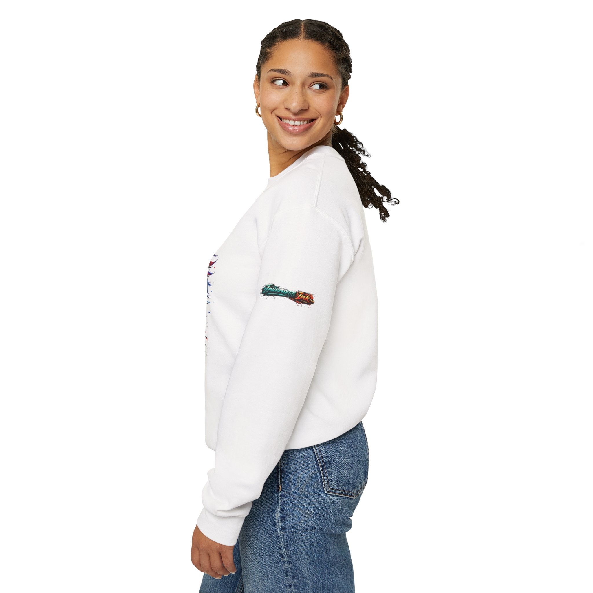 Betta Fish Crewneck Sweatshirt — "Fiercely Betta" Colorful Aquarium Graphic