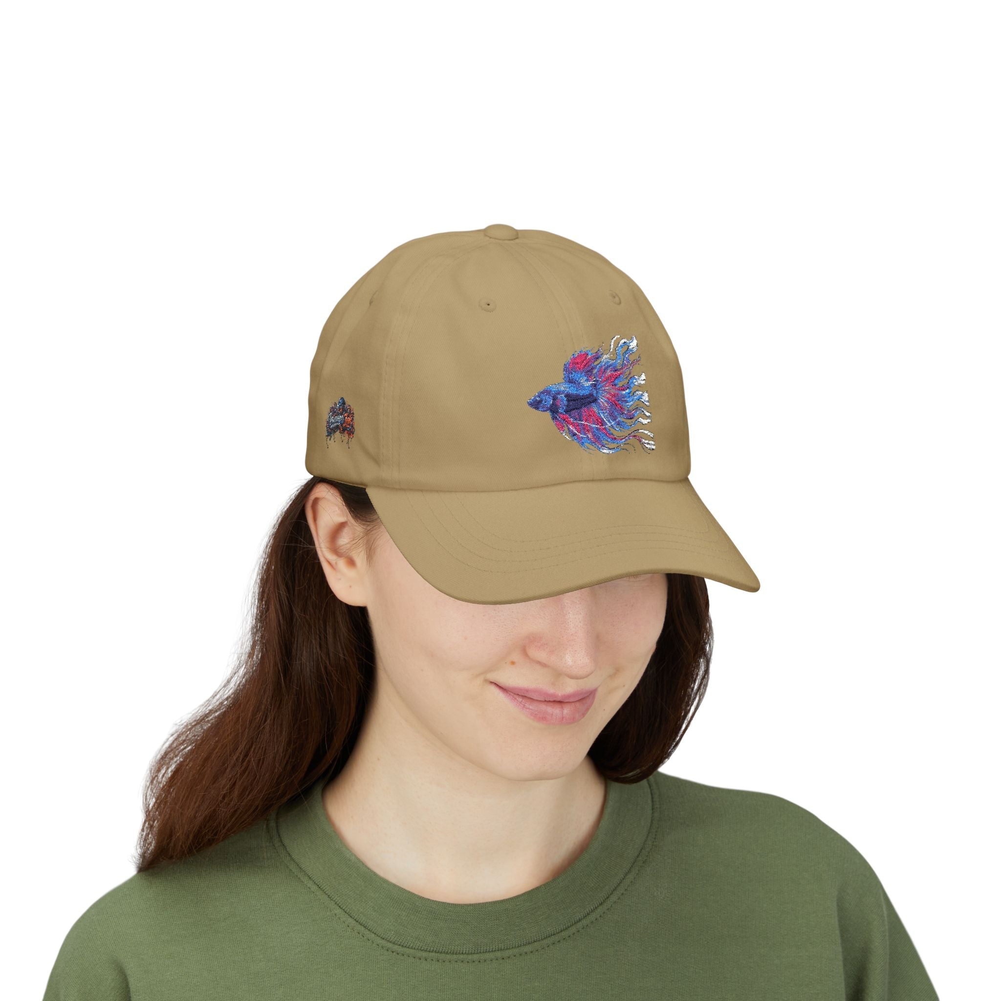 Electric Paint Betta Baseball Cap