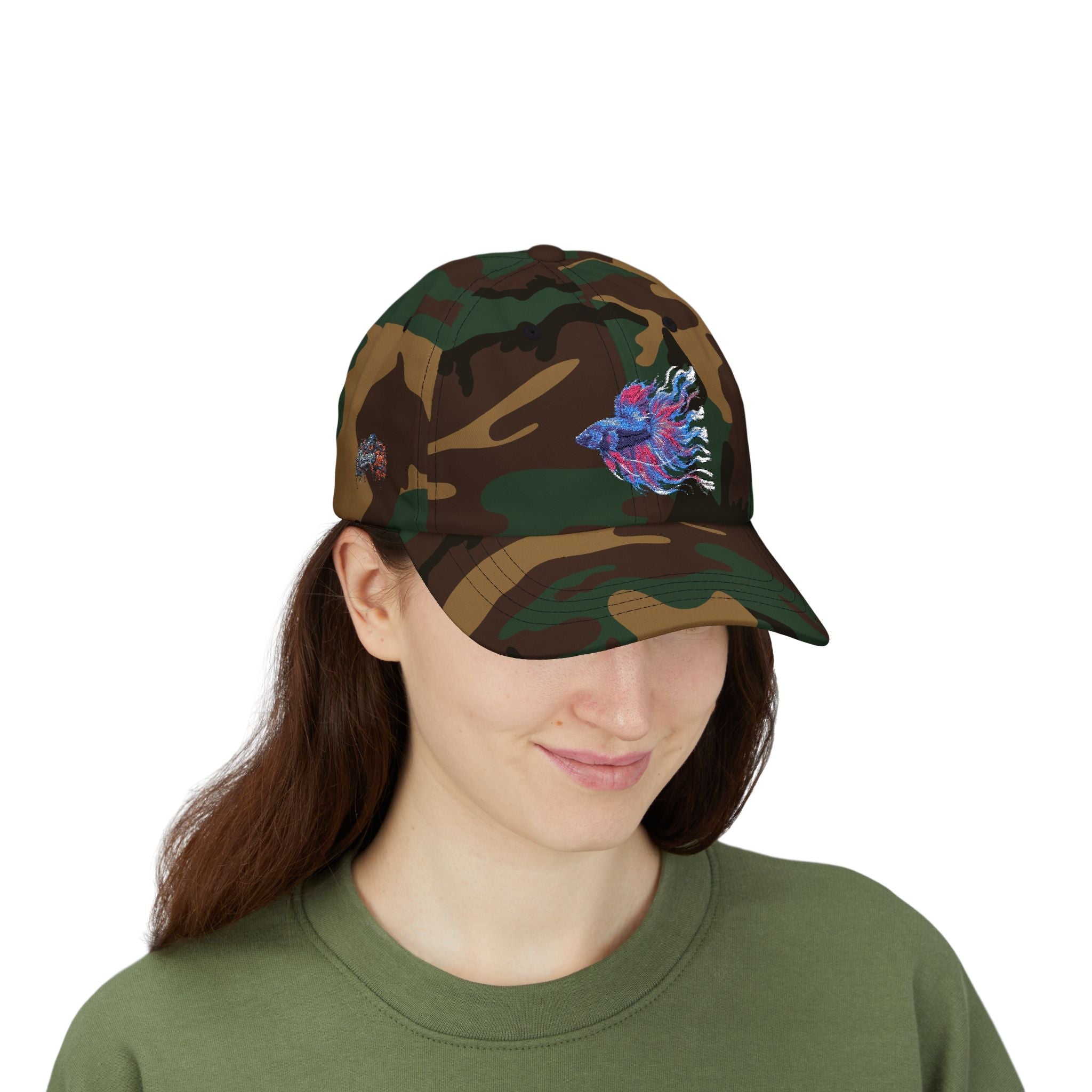 Electric Paint Betta Baseball Cap