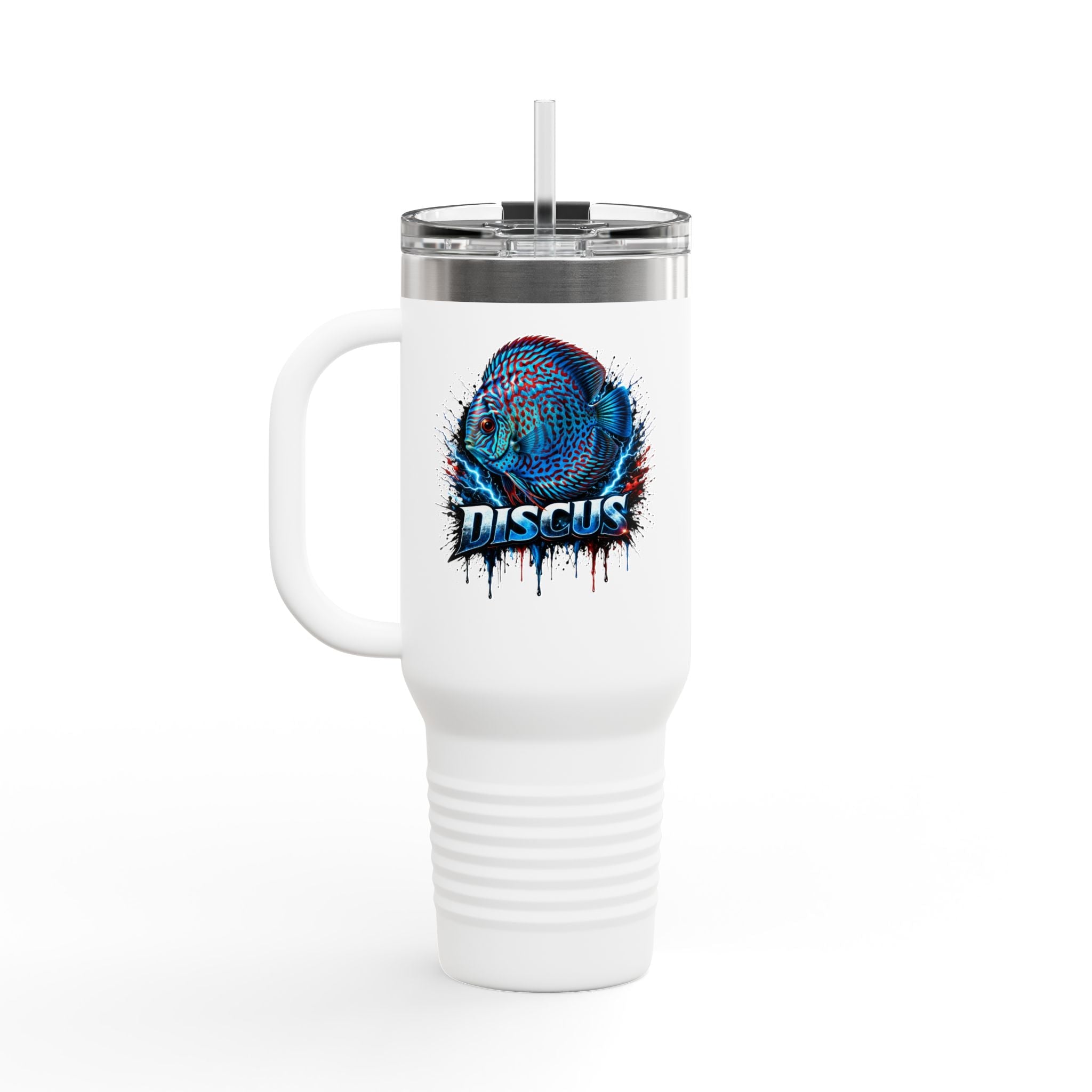 Electric Discus – 40oz Premium Insulated Travel Mug