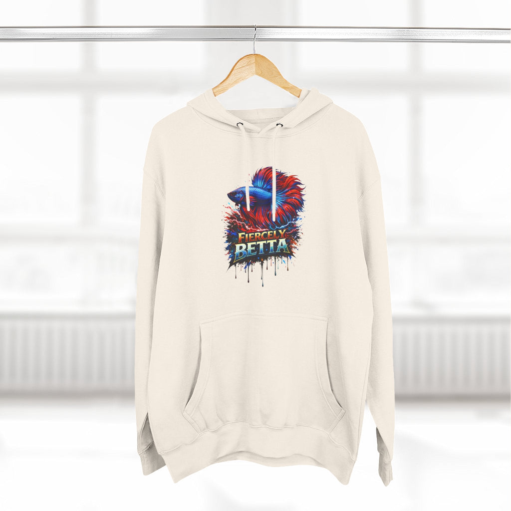 Fiercely Betta – Premium "Neon Flare" 3-End Fleece Hoodie