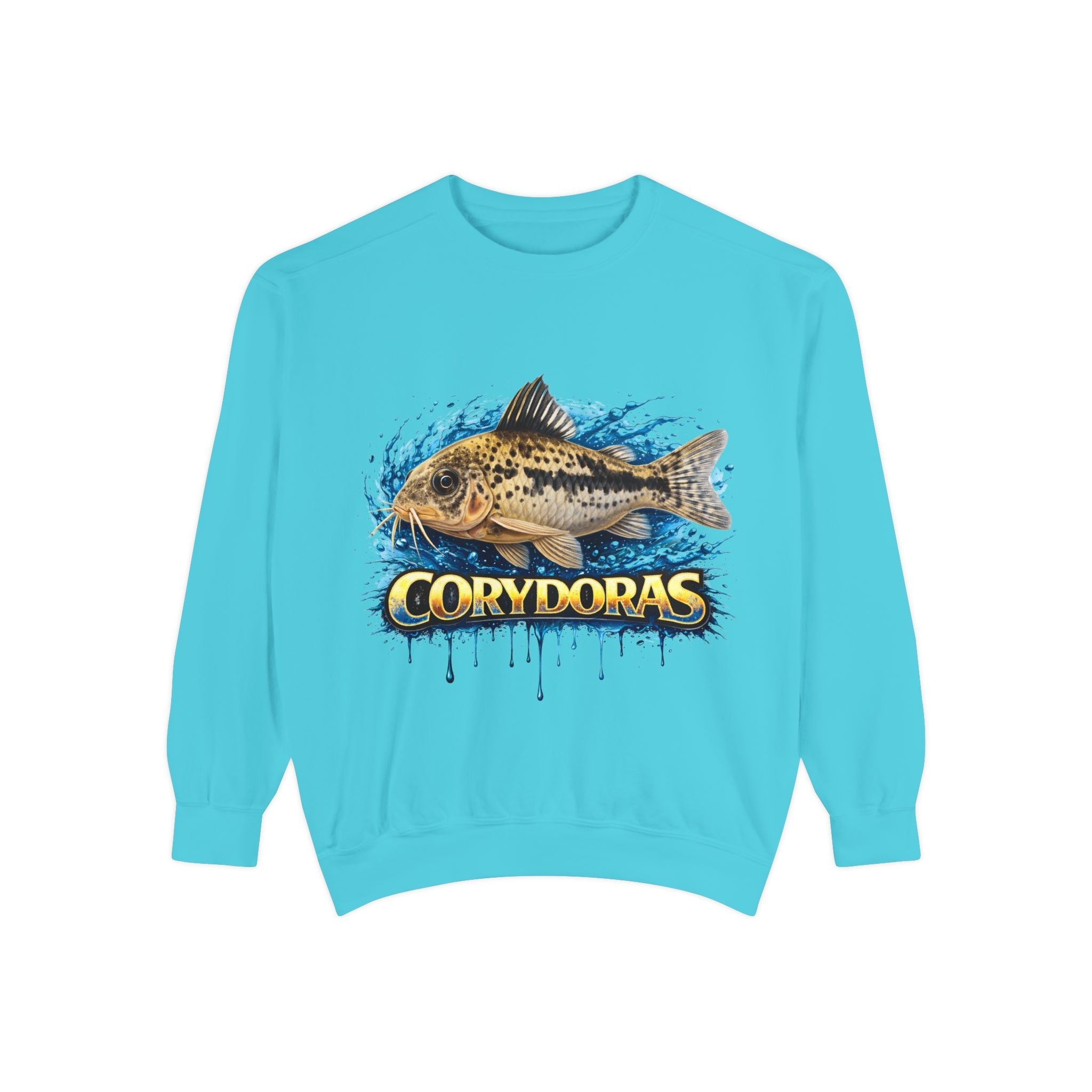 Corydoras Fish Sweatshirt — Aquatic Aquarium Catfish Graphic Crewneck