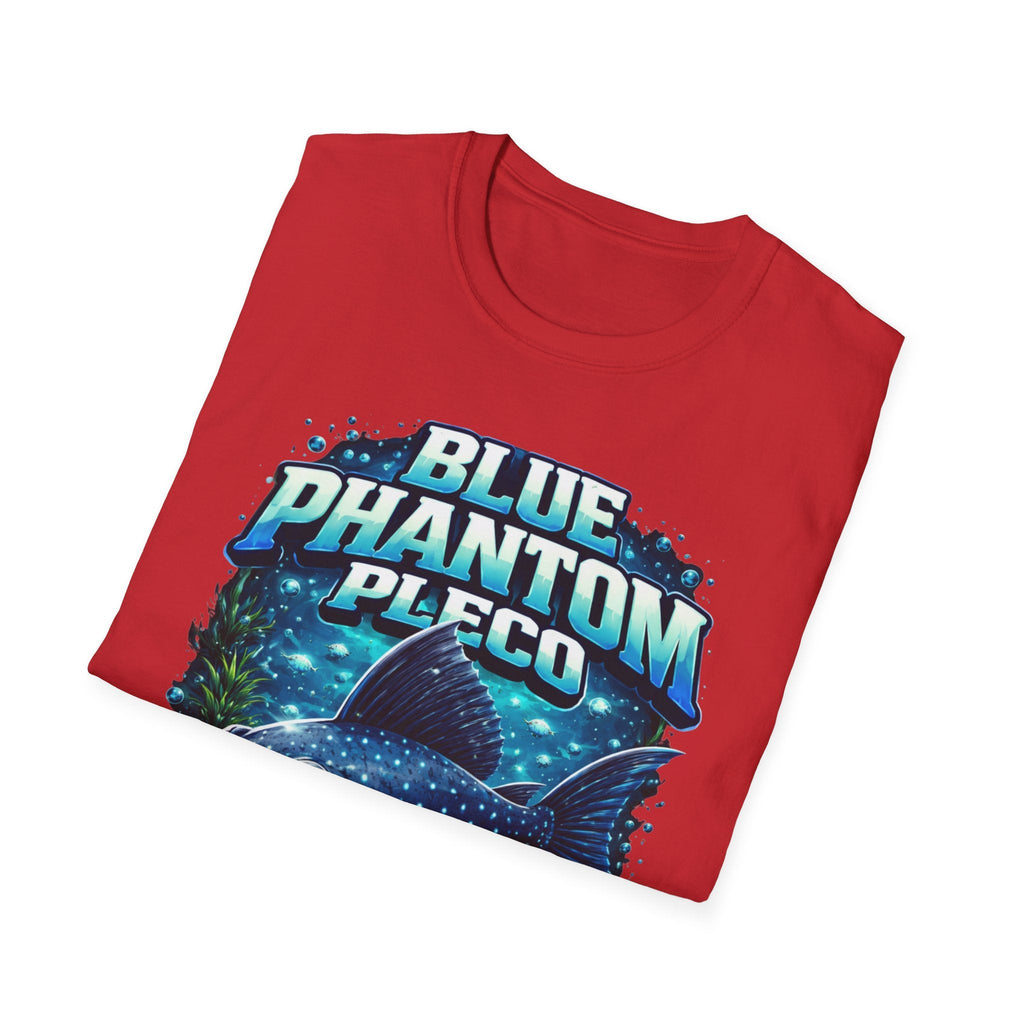 Blue Phantom Pleco T-Shirt — Graphic Aquarium Fish Tee