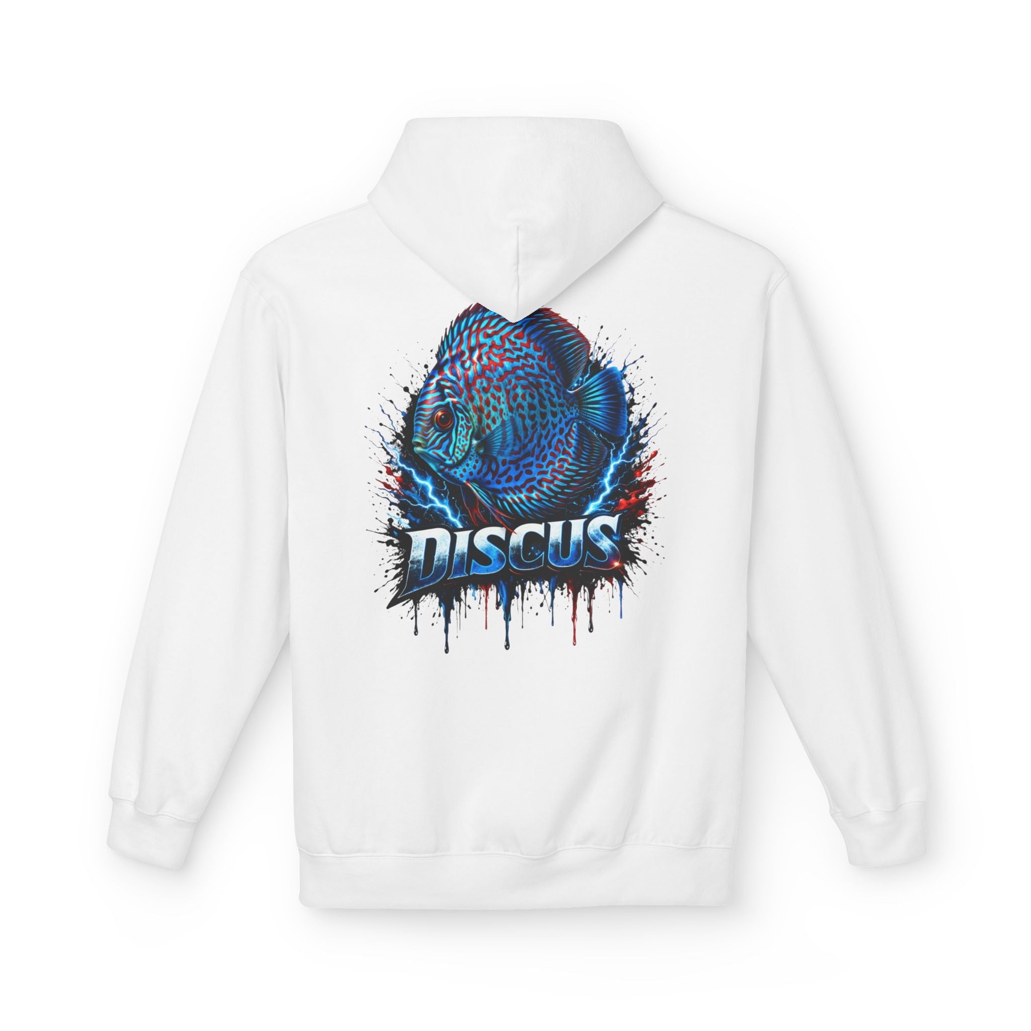 Discus Fish Hoodie — Vibrant Aquarium Graphic Pullover