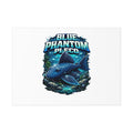 Blue Phantom Pleco L-128 – Premium Uncoated Matte Poster