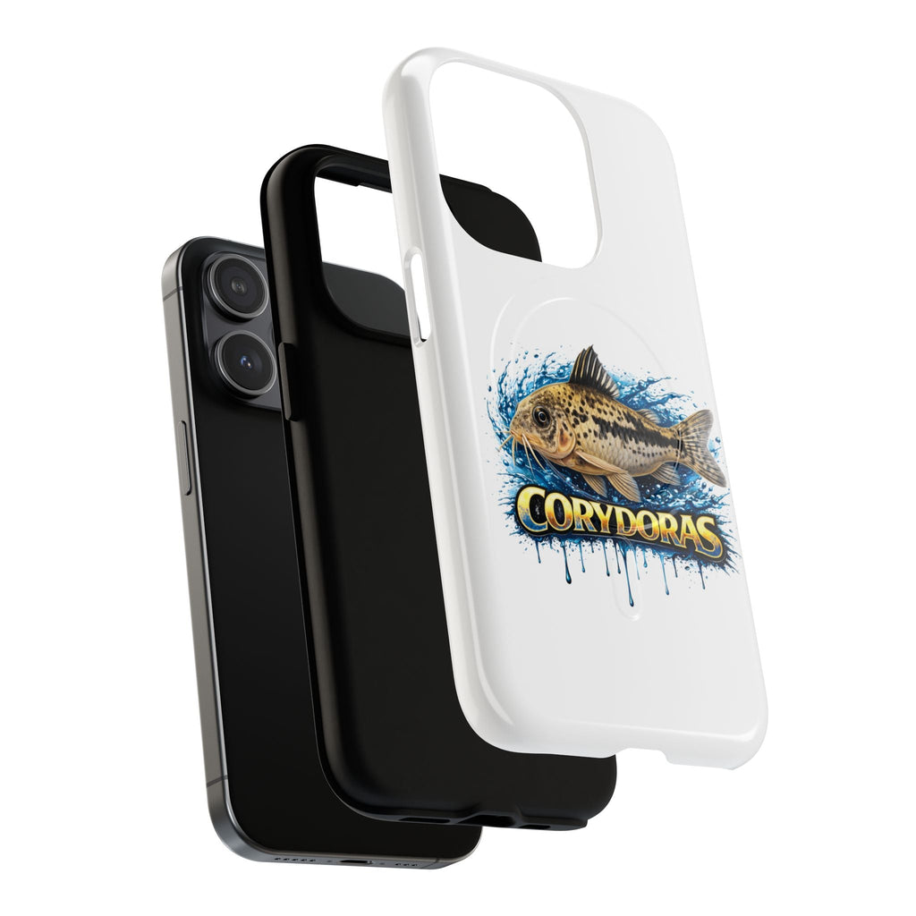 Corydoras Tough Magnetic Phone Case — Protective Fish Aquarium Design