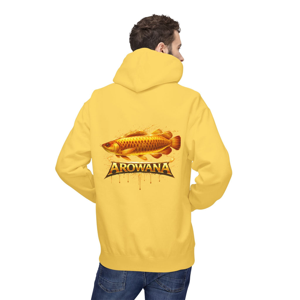 Arowana Fish Graphic Hoodie – Golden Arowana Design