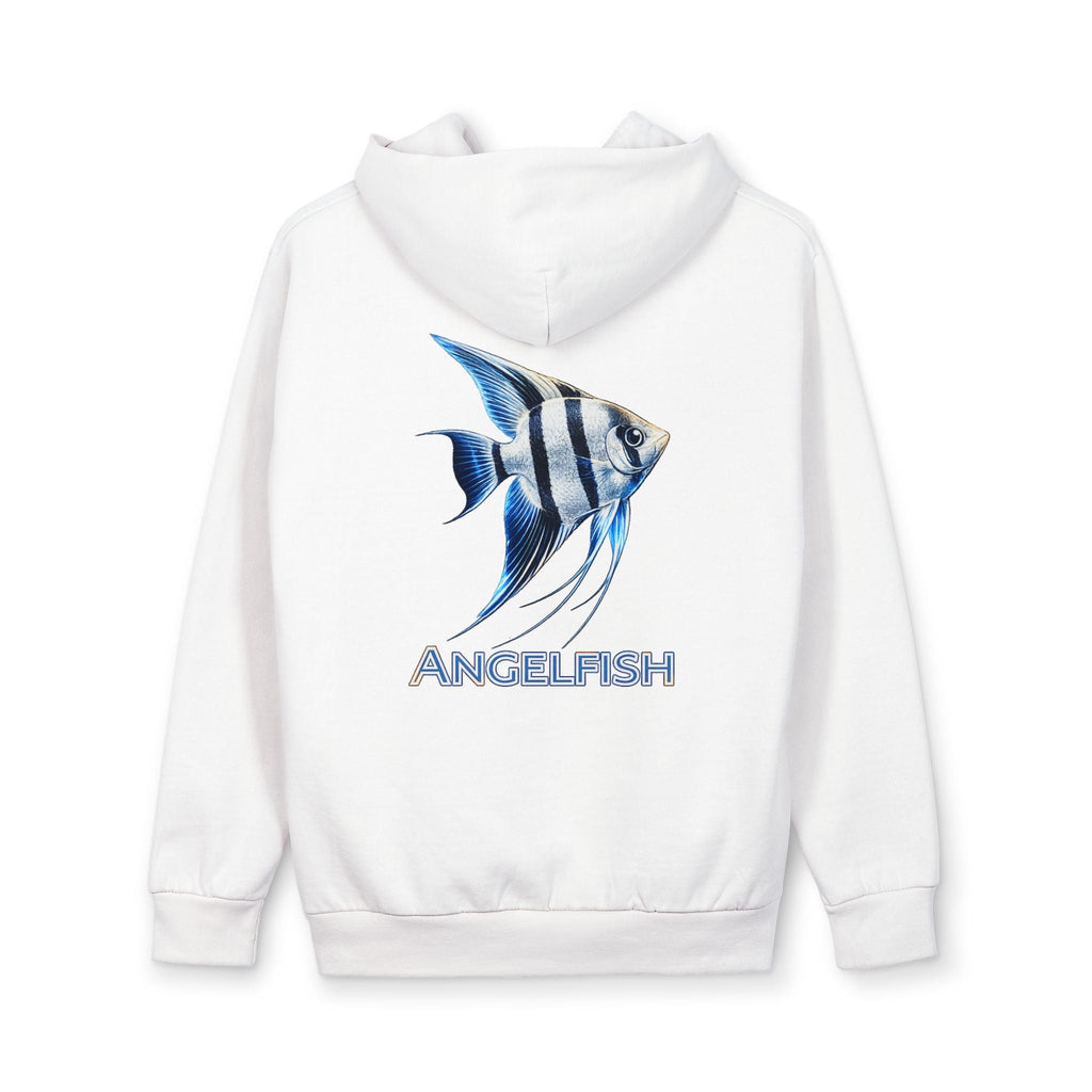 Angelfish Graphic Hoodie — Aquatic Fish Print Pullover