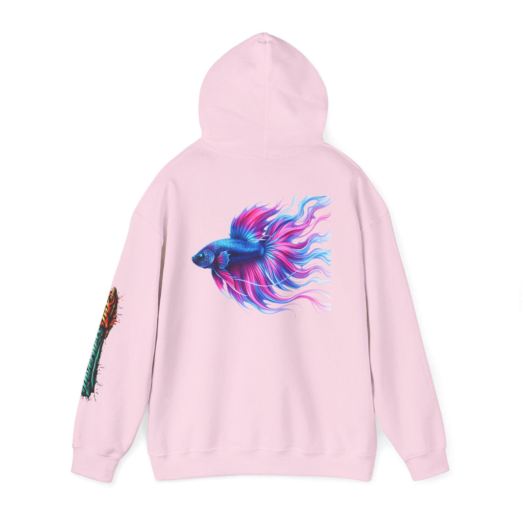Electric Paint Betta — Artisan Series Hoodie — Inverness Ink Graphic Pullover