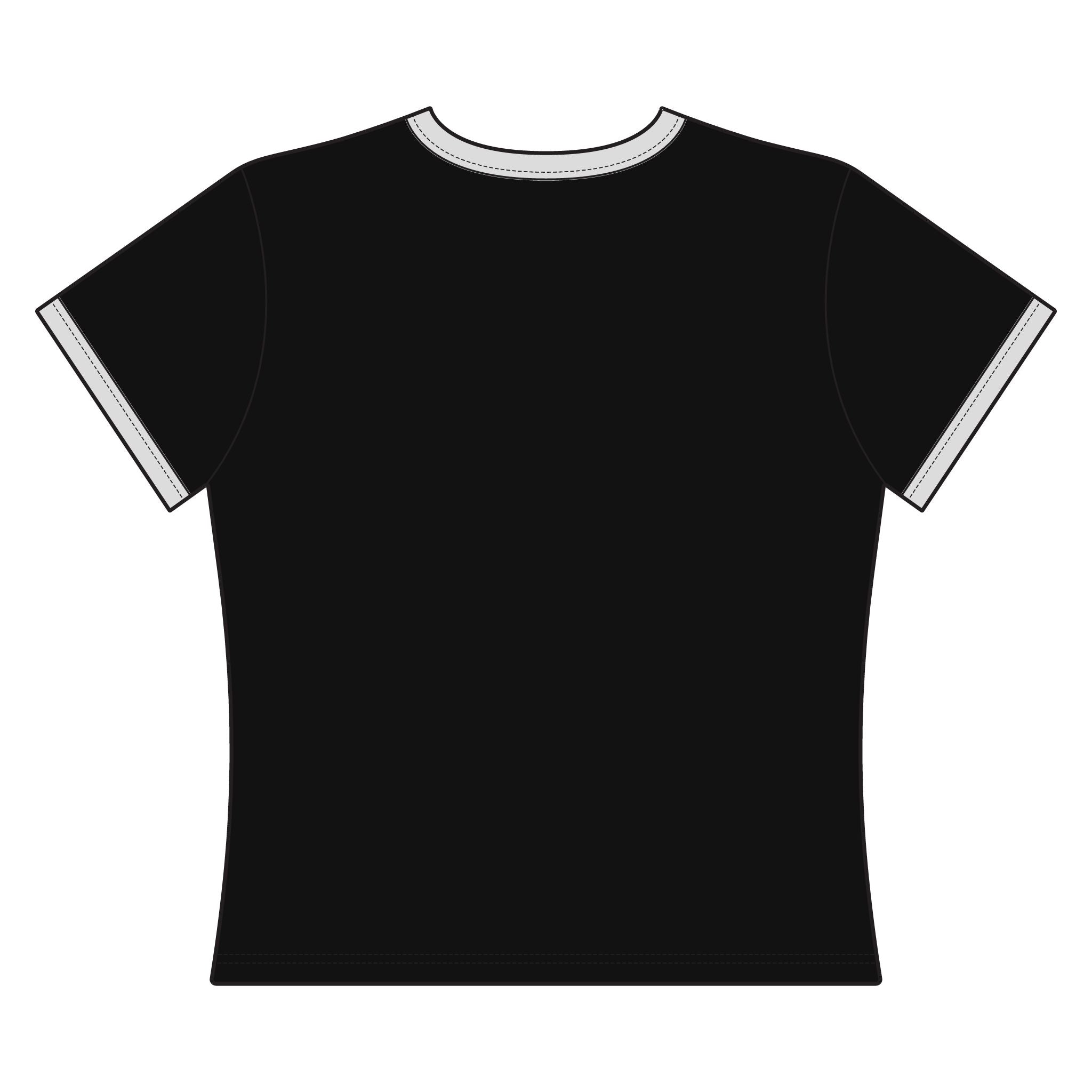 Discus Fish Graphic Tee — Women's Ringer T-Shirt